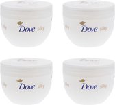 Dove Body Crème Silky Nourishment - 4 x 300 ml - Voordeelverpakking