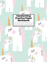 Handwriting Practice Paper Workbook