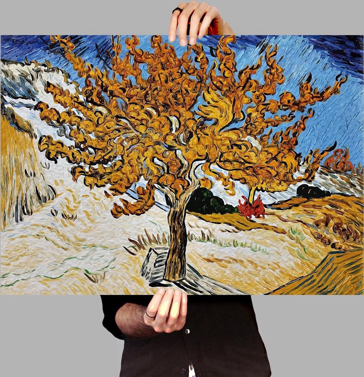 Poster Moerbeiboom - Vincent van Gogh | bol.com