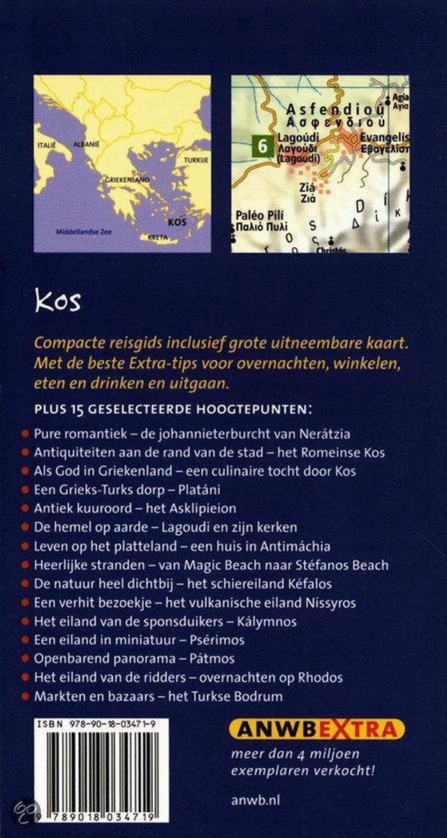 ANWB extra - Kos - back cover