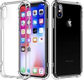 Xssive Back Cover voor Apple iPhone X / Xs - TPU - Anti Shock - Transparant