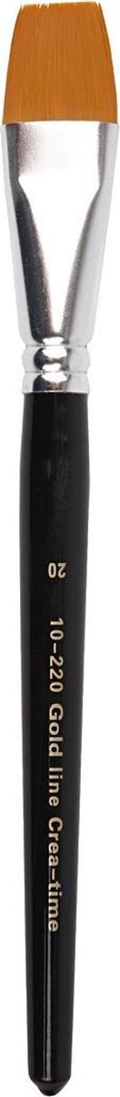 Creativ company Gold Line penselen 20 b: 24 mm 6 stuks