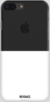 BOQAZ. iPhone 7 Plus hoesje - half wit