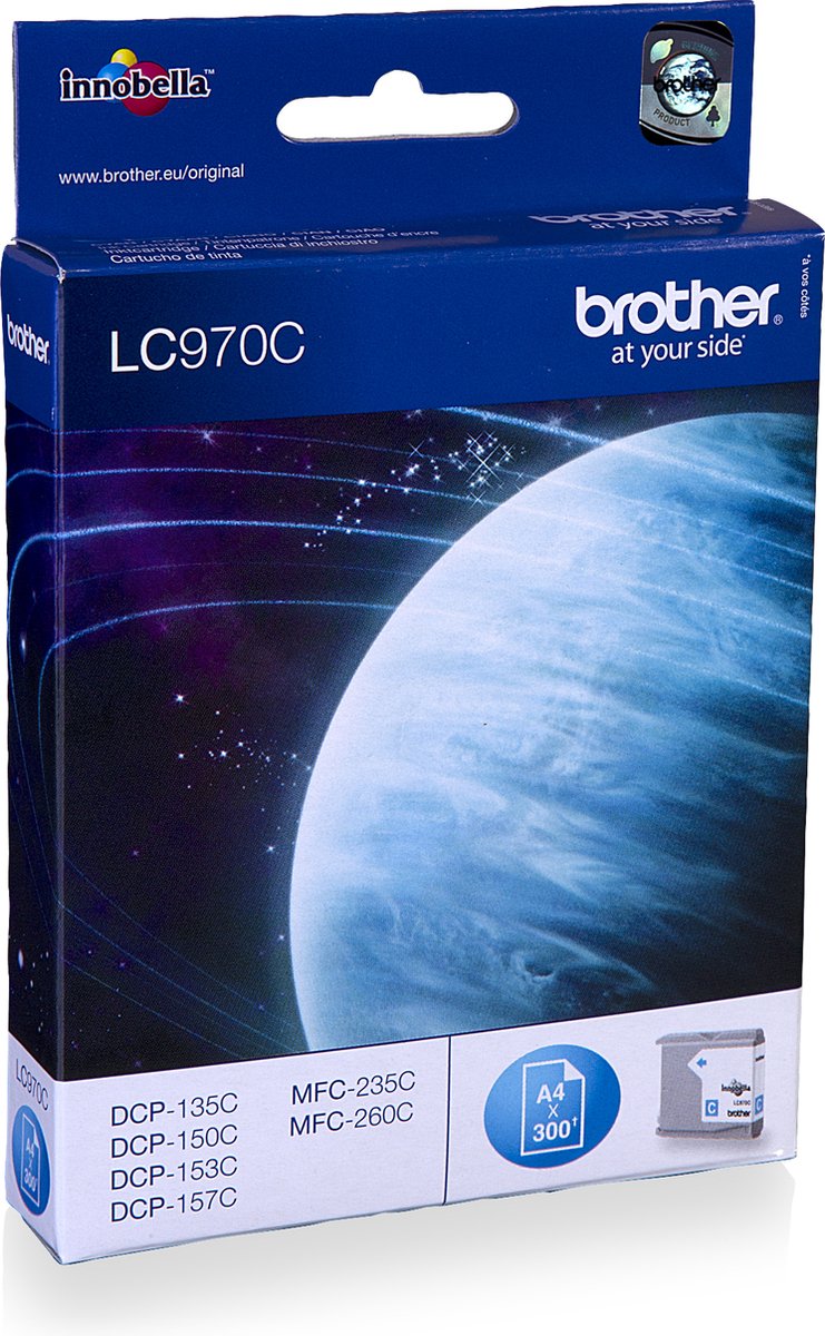 Brother Inkt - LC-970C Cyaan
