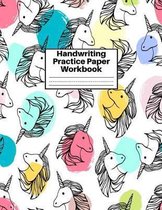 Handwriting Practice Paper Workbook