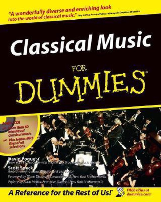 Classical Music For Dummies, David Pogue 9780764550096 Boeken