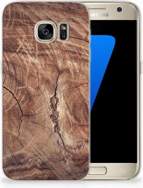 Coque pour Samsung Galaxy S7 TPU étui Tronc D'Arbre | bol.com