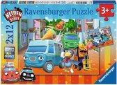 Ravensburger Puzzel Helden van de Stad - 2x12 stukjes - Kinderpuzzel