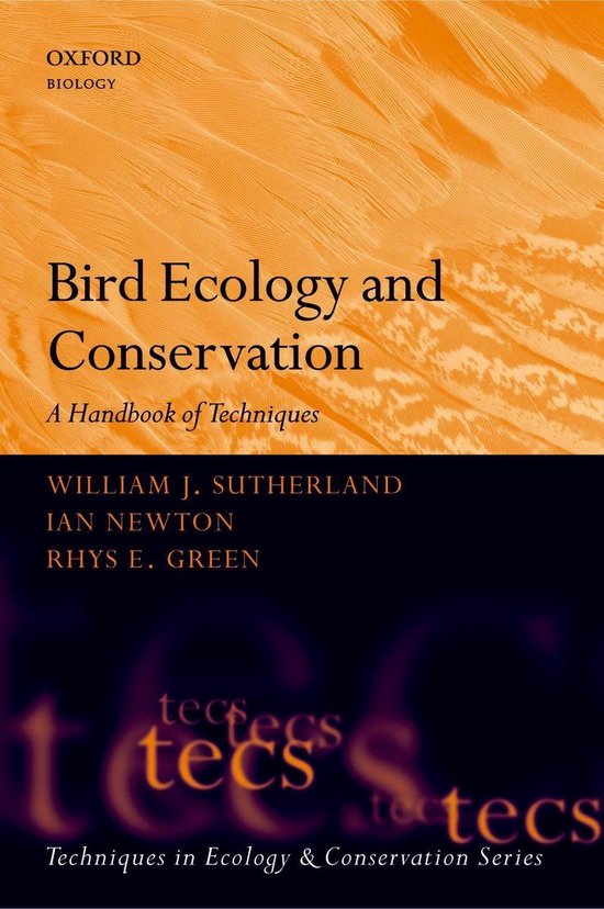 Techniques in Ecology & Conservation 1 - Bird Ecology and Co ... - cover