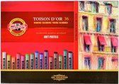 Softpastelkrijt 36 st. Toison D'or met Doezelaar