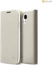 Galaxy S4 Walnutt Masstige E-Stand Diary Series -Beige