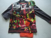 Pyjama van Teenage Mutant Ninja Turtles maat 98, oranje-zwart