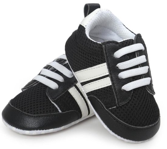 speel piano Verdorie West Romi™ Baby Sneakers Zwart 0-6 maanden - Baby Schoentjes / Slofjes - Bekend  van TV! | bol.com