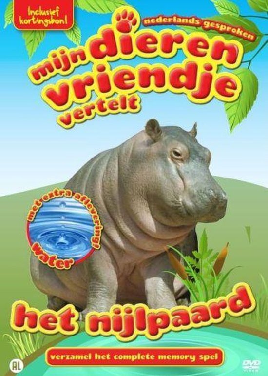 Cover van de film 'Mijn Dierenvriendje Vertelt - Het Nijlpaard'