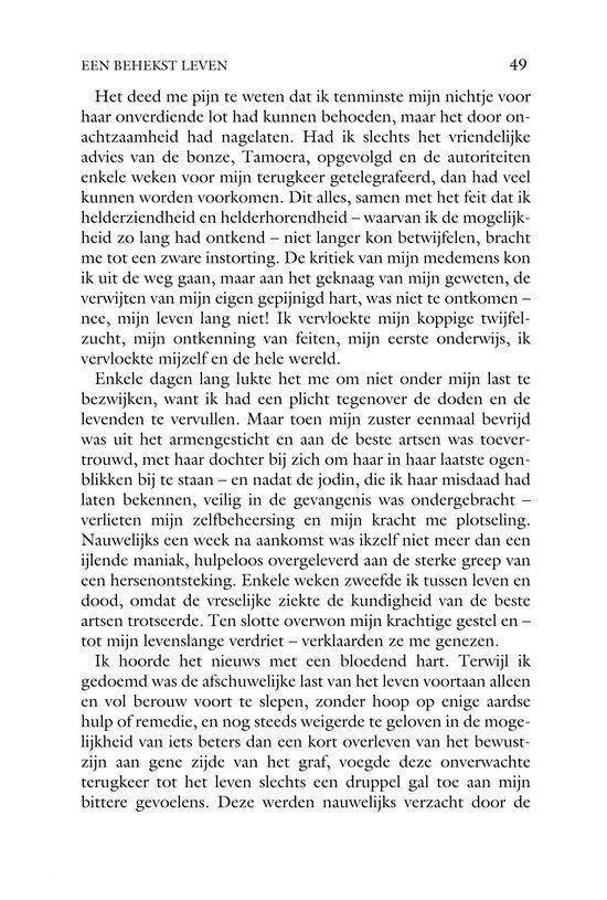 Bladzijde 49 van 'Een behekst leven' met tekst over emoties.