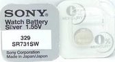 Sony 329, SR731SW knoopcel horlogebatterij