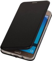 Slim Folio Case - Book Case Telefoonhoesje - Folio Flip Hoesje - Geschikt voor Samsung Galaxy A8 2018 - Zwart