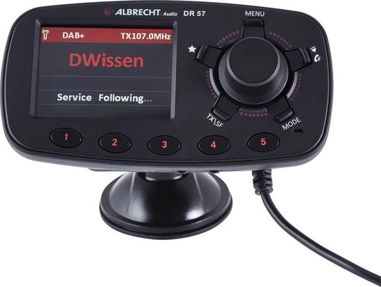 Albrecht DR 57 DAB+ autoradio adapter met Bluetooth | bol.com