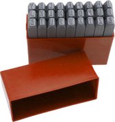 DW4Trading® Slagletters set A t/m Z & symbool hoogte 4 mm 27 delig