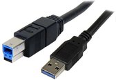 C2G 1.8m zwarte SuperSpeed USB 3.0-kabel A-naar-B M/M