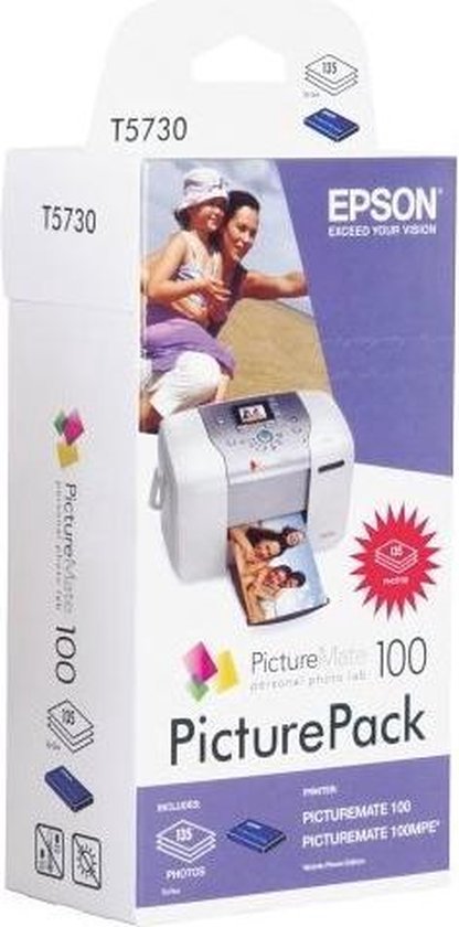 Foto: Epson t5730 inktcartridge en fotopapier