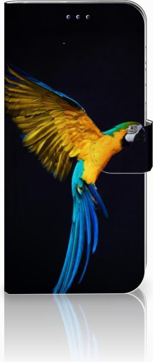 Samsung Galaxy A50 Telefoonhoesje met Pasjes Papegaai