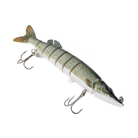 YMDZ Crankbait Wobbler Kunstaas Swimbaits Zoetwater Brine Rubberen vissen  met drielingshaken, voor snoek, baars, snoekbaars, vissen, aas : :  Sport & outdoor