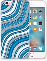 Back case Geschikt voor iPhone 6 | 6S Design Waves Blue
