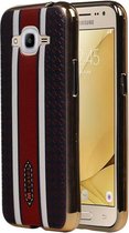 M-Cases Bruin Ruit Design TPU back case hoesje voor Samsung Galaxy J2 2016