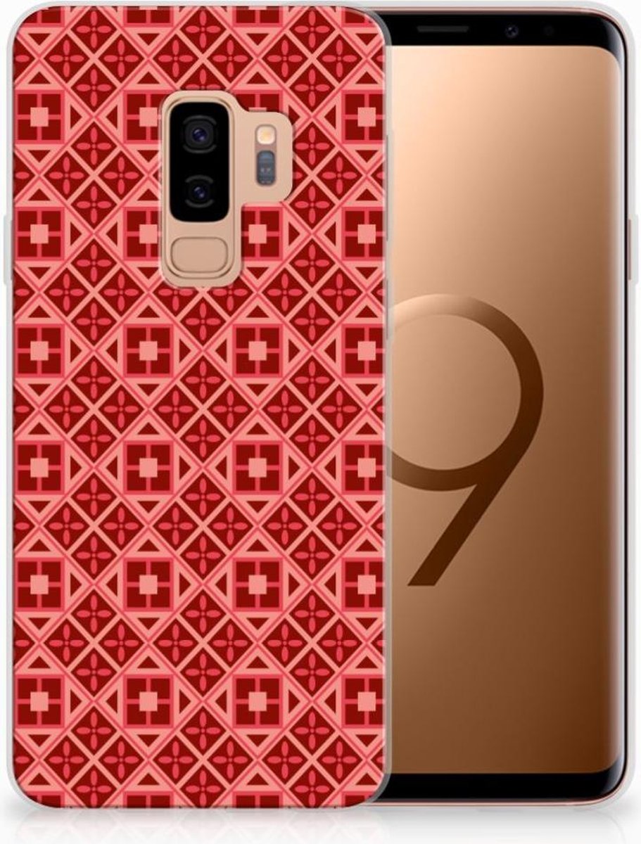 Samsung Galaxy S9 Plus TPU bumper Batik Rood