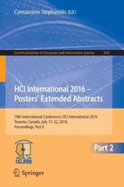 HCI International 2016 - Posters' Extended Abstracts