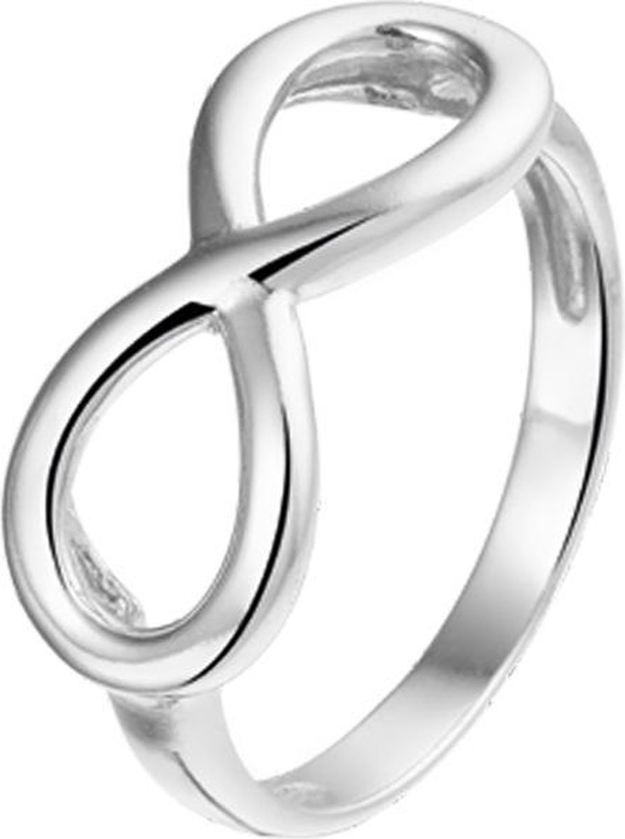 The Fashion Jewelry Collection Ring Infinity - Zilver - Maat 15.50