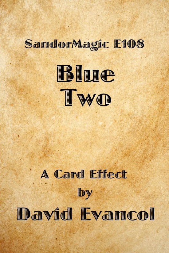 SandorMagic E108: Blue Two - cover