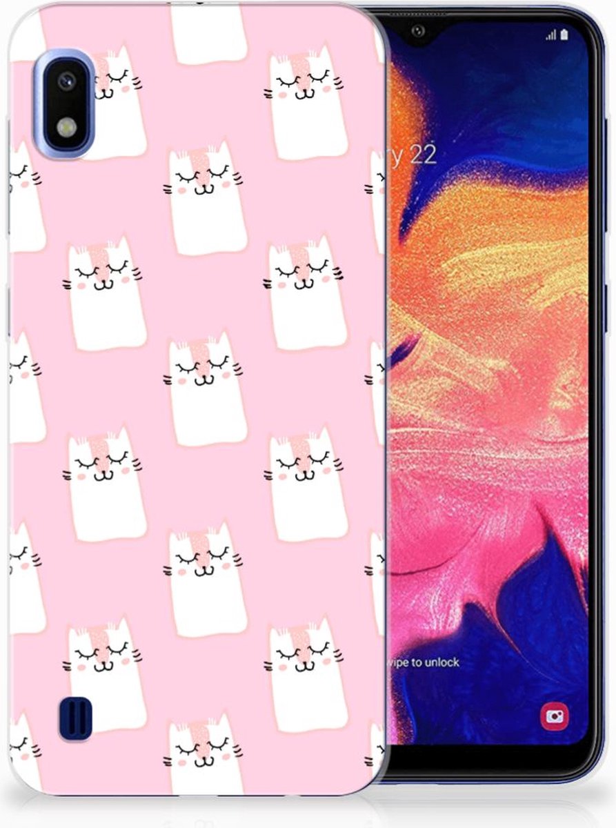 Samsung Galaxy A10 TPU Hoesje Sleeping Cats