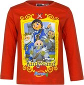 Longsleeve Super 4 - playmobil - maat 98 - Oranje