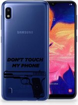 Geschikt voor Samsung Galaxy A10 TPU Siliconen Hoesje Pistol DTMP