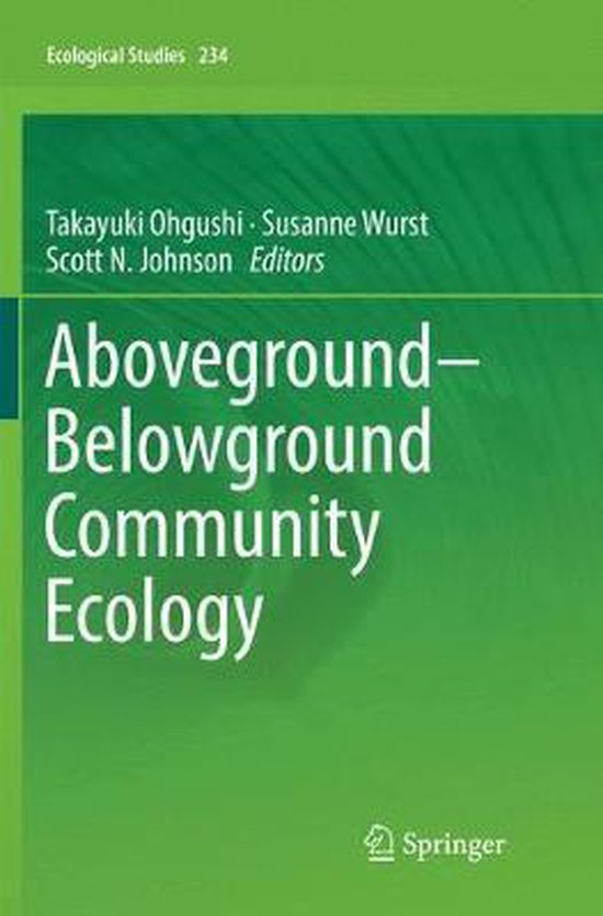 Foto: Ecological studies aboveground belowground community ecology