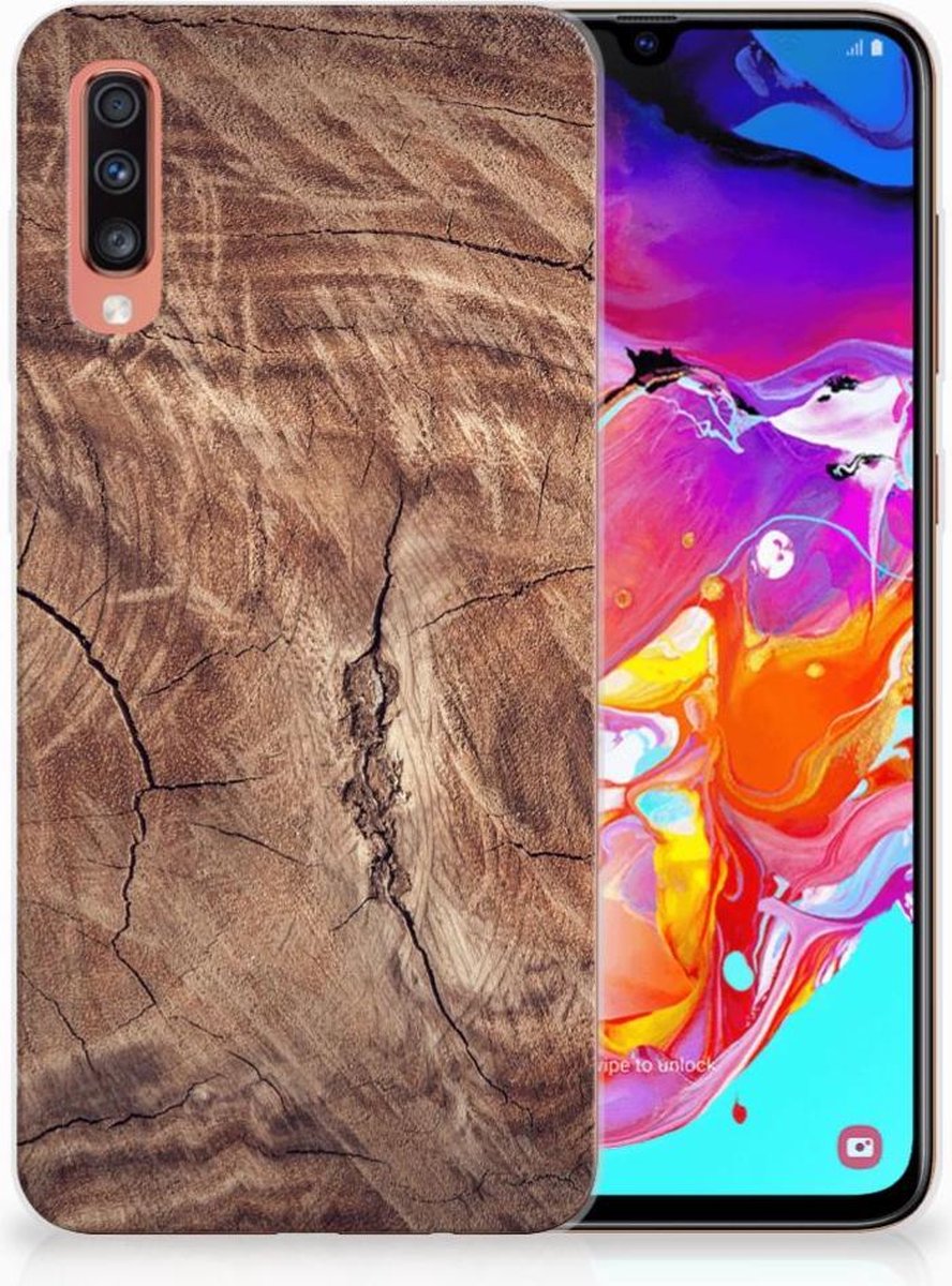 Samsung Galaxy A70 Bumper Hoesje Tree Trunk