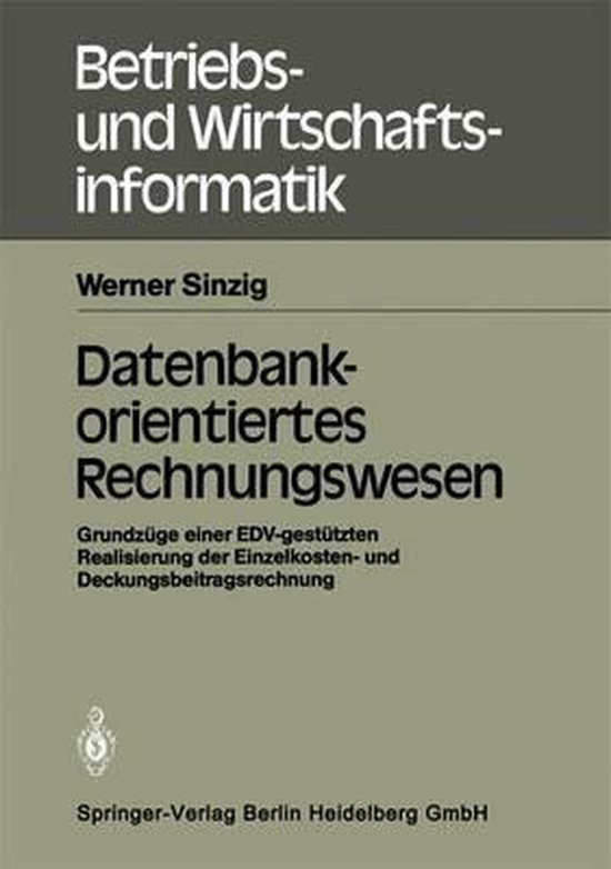 Datenbankorientiertes Rechnungswesen - cover