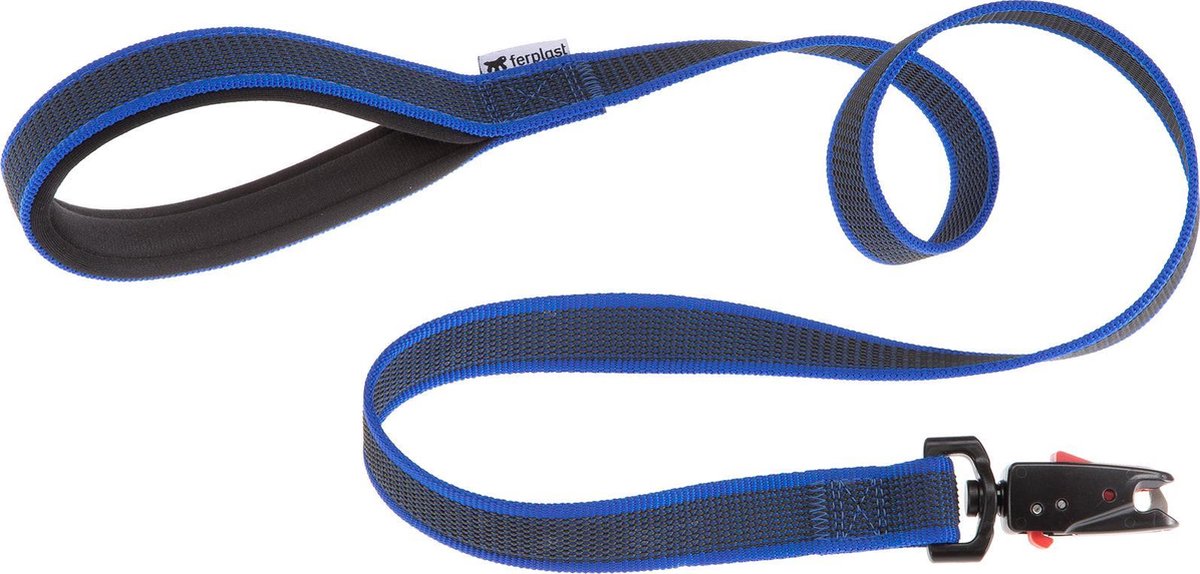 hondentrainingslijn Daytona 2 x 120 cm nylon blauw