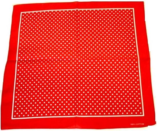 DEGUISE TOI - Blue white red mullet bandana with mustache