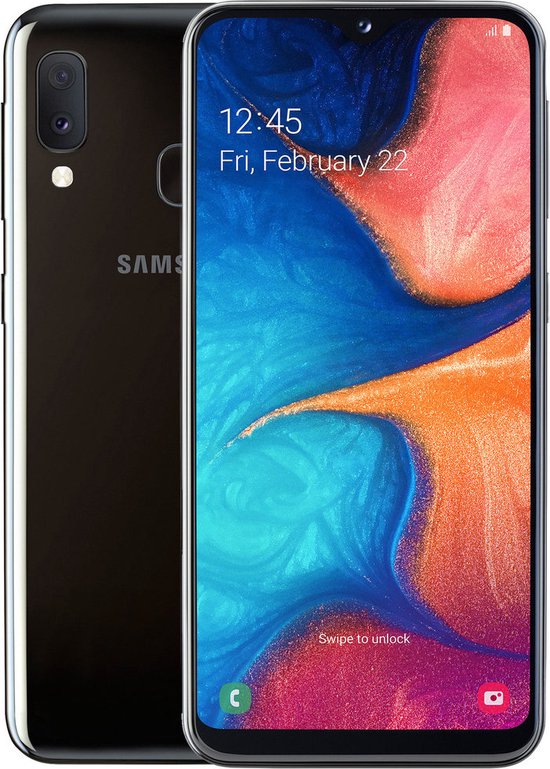 Kauwgom Triatleet incident Samsung Galaxy A20e - 32GB - Zwart | bol.com