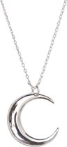 Fate Jewellery FJ483 – Silver Moon – 925 Zilver – Maan – 45cm + 5cm