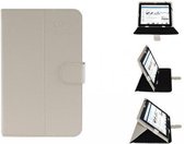 Multi-stand Hoes voor Iriver Quadcore Wowtab, Wit, merk i12Cover
