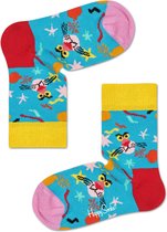 Happy Socks Kids - Pink Panter - Blauw Roze - Unisex - Maat 12-24 maanden