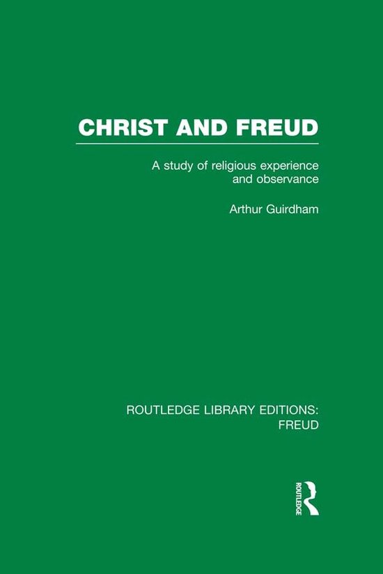 Christ and Freud (Rle - cover