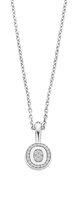 TI SENTO Milano Collier 3858LO - Lengte 42 cm - Gerhodineerd Sterling Zilver