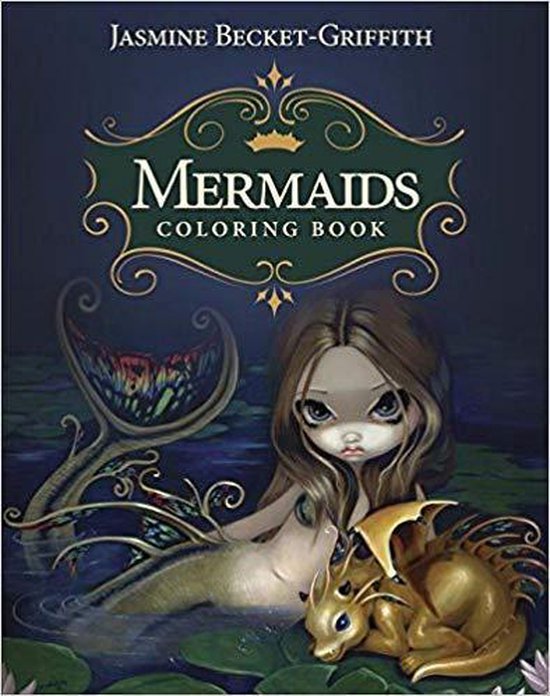 Mermaids Coloring Book An Aquatic Art Adventure, Jasmine Becket