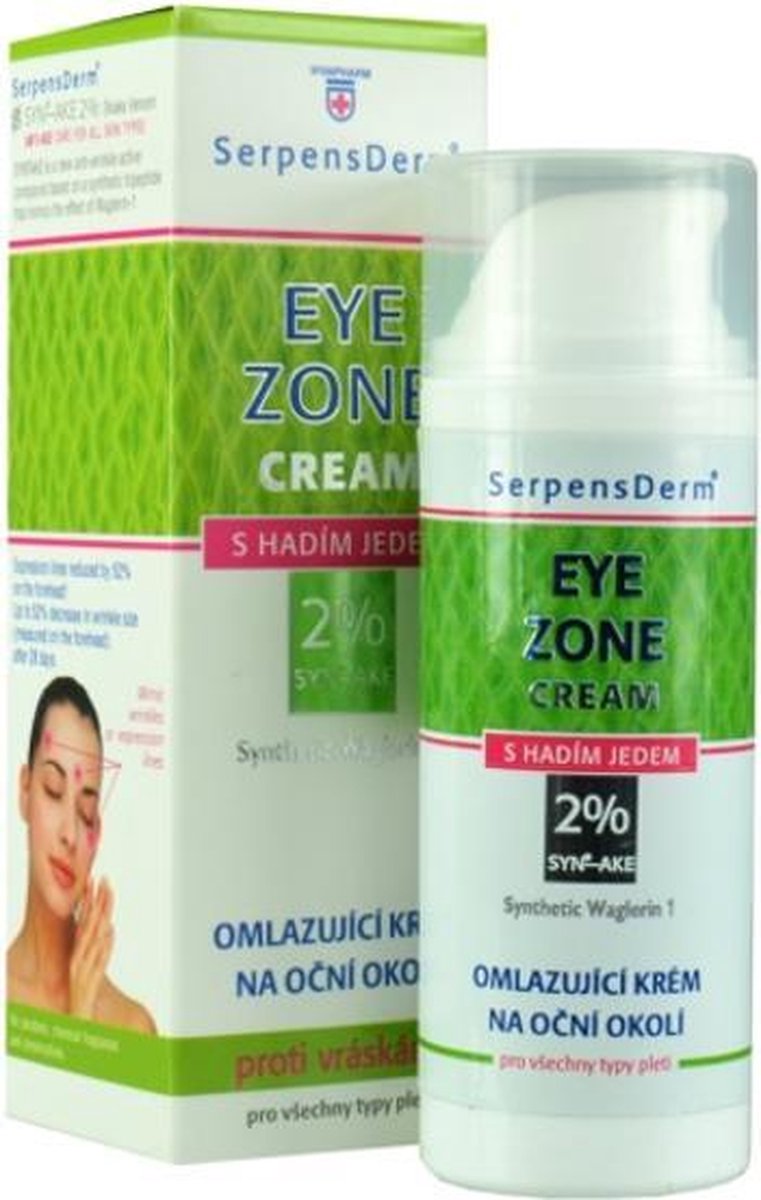SerpensDerm® Oogcrème met Snake Venom - 40ml - Anti-Aging - effectief tegen bestaande en nieuwe rimpelvorming - Ontspannend en herstellend effect