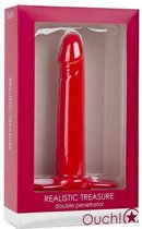 Ouch Dildo Strap-on rood Dildo Realistic Treasure